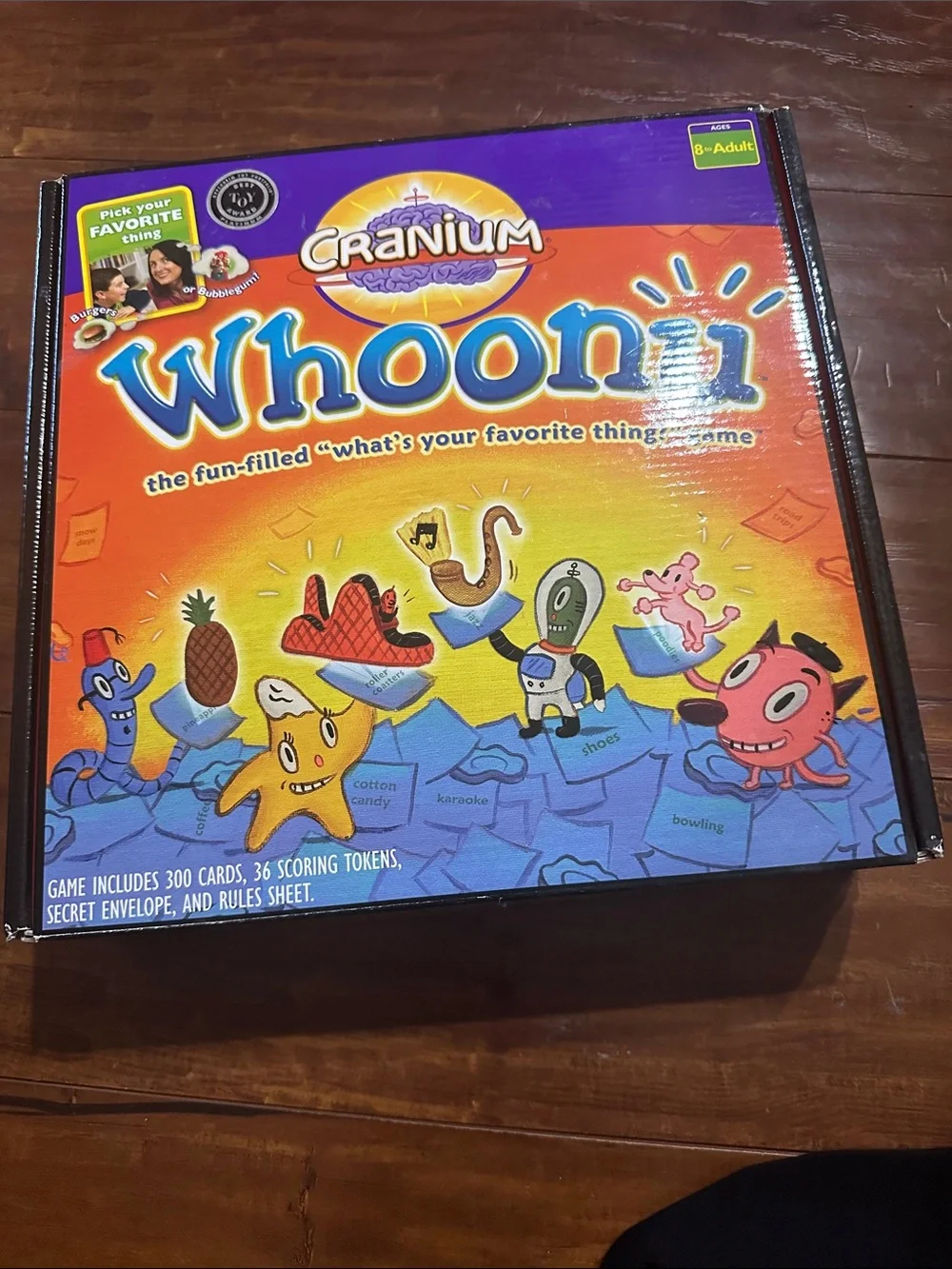 Cranium Whoonu 2005 Family Party Card Game 3-6 Players